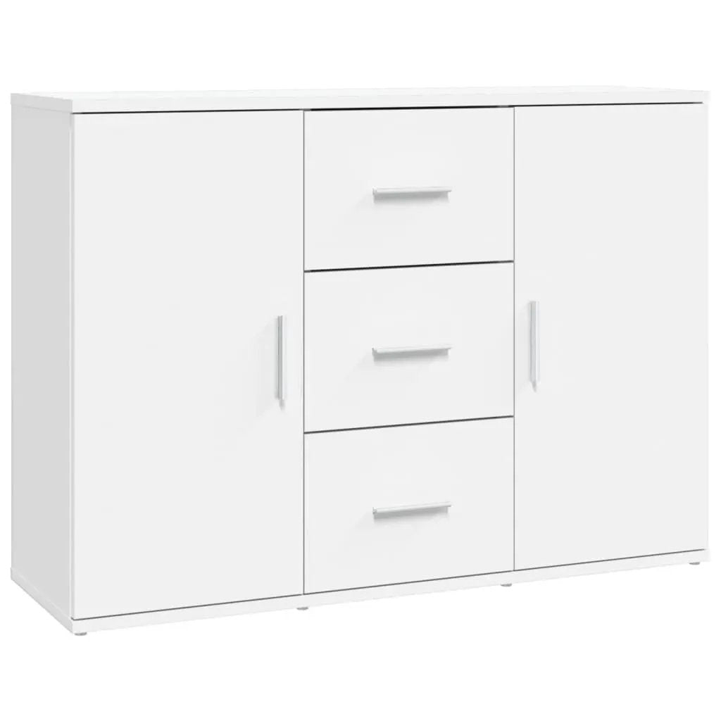 vidaXL vidaXL Sideboard White 91x29.5x65 cm Engineered Wood - Sideboard