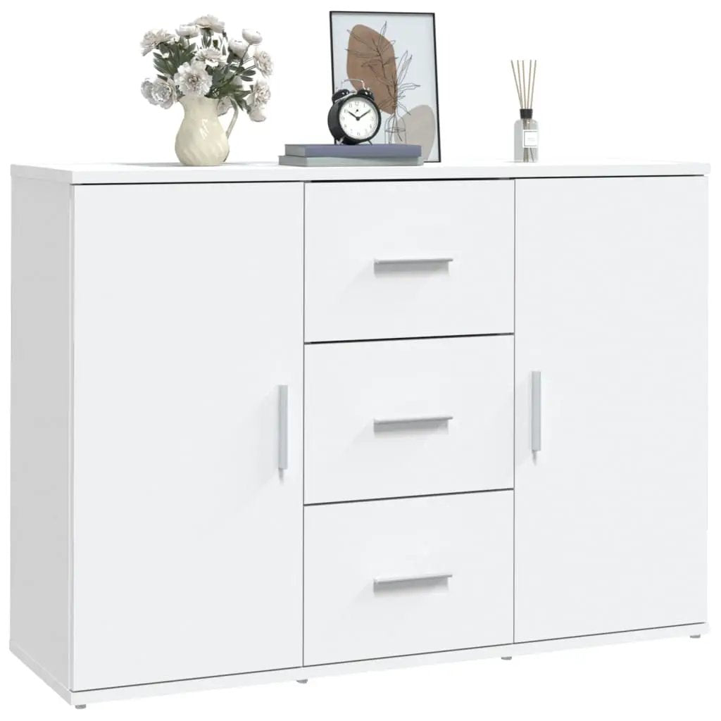 vidaXL vidaXL Sideboard White 91x29.5x65 cm Engineered Wood - Sideboard