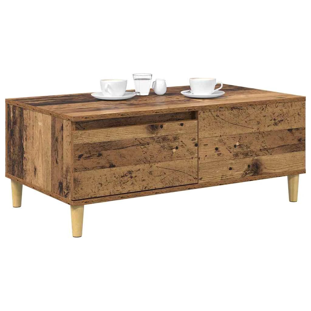 vidaXL vidaXL Coffee Table 90x50x35 Old Wood LivingRoom - Coffee Table