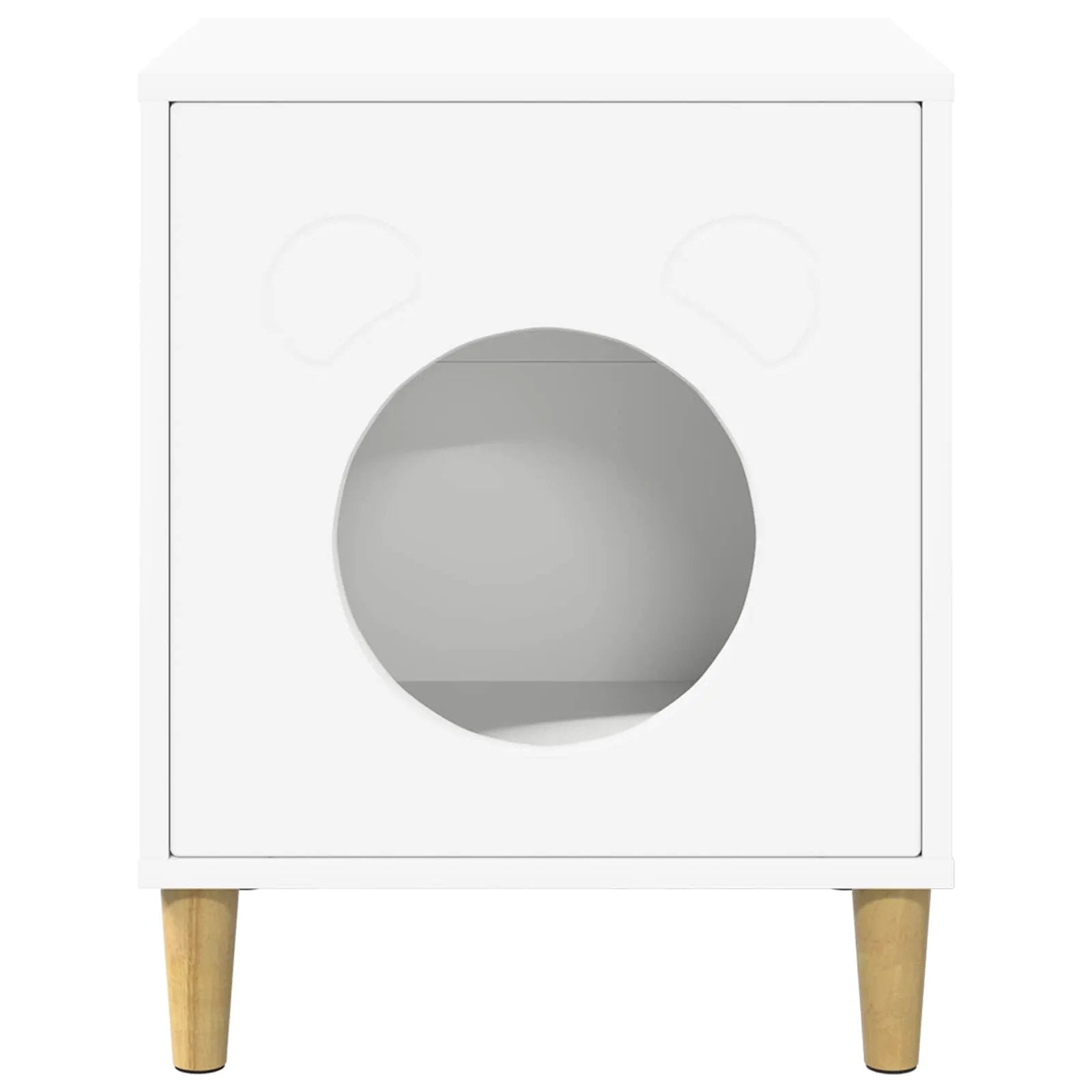 vidaXL vidaXL Cat House White 42.5 x 40 x 53 cm Engineered Wood - Cat House