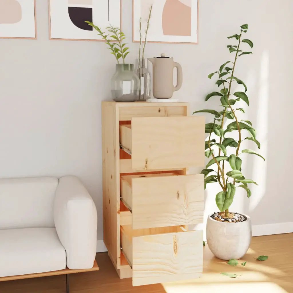 vidaXL vidaXL Sideboard 32x34x75 cm Solid Wood Pine - Sideboard