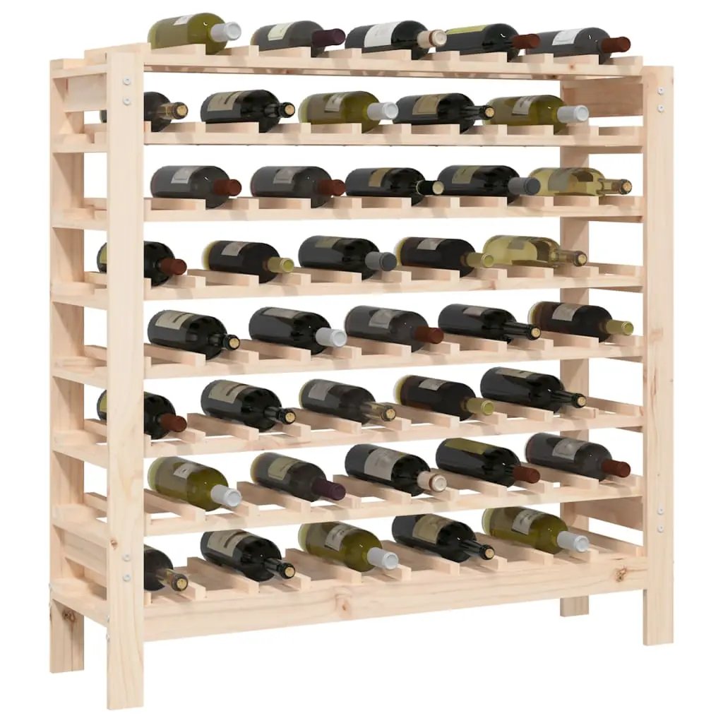 vidaXL vidaXL Wine Rack 109.5x30x107.5 cm Solid Wood Pine - Wine Rack