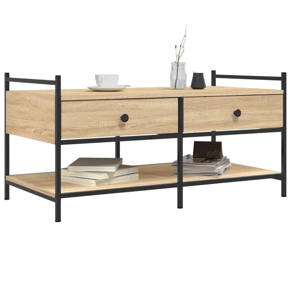 vidaXL VidaXL Coffee Table 99x50x50 Engineered Wood Home - Coffee Table