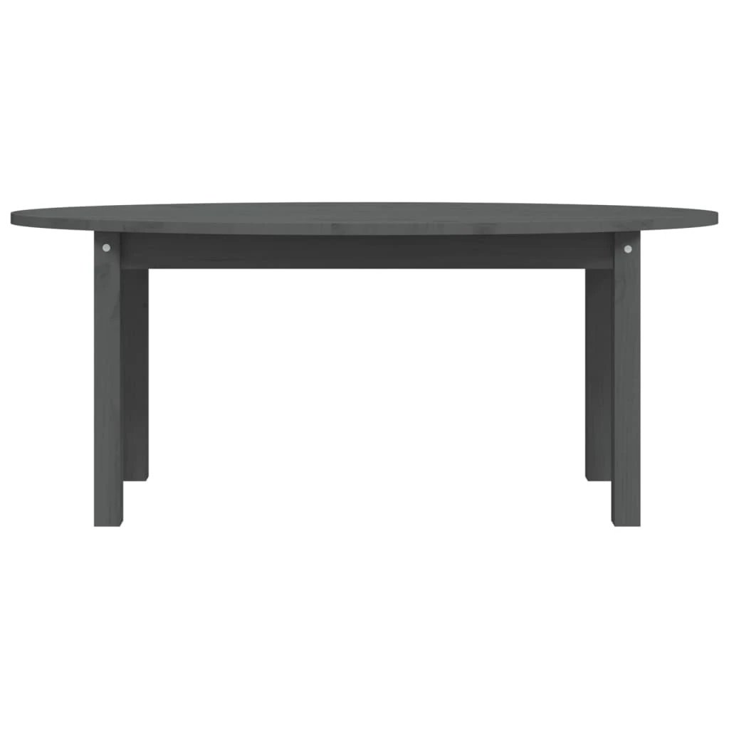 VidaXL Coffee Table 110x55x45 cm Solid Pine Wood Rustic Finish For Living Room Decor by vidaXL