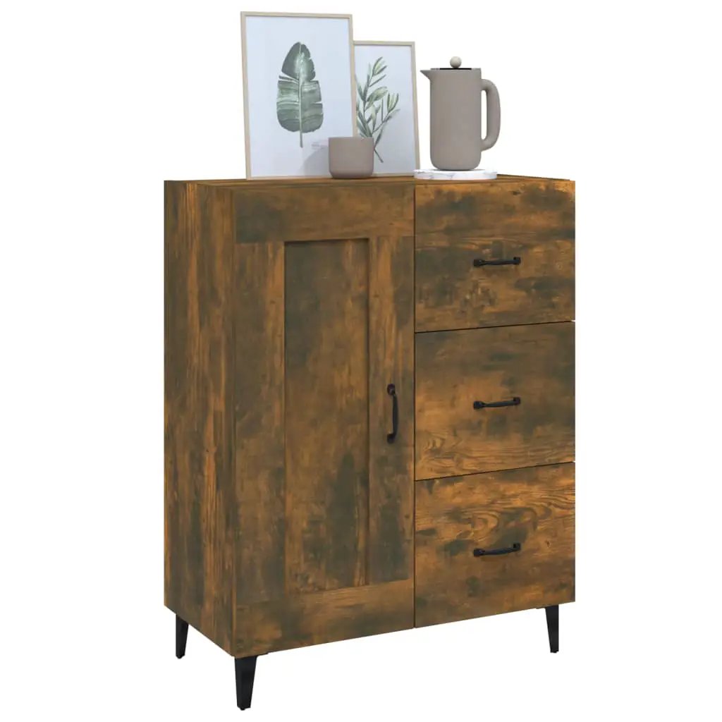 vidaXL vidaXL Sideboard Smoked Oak 69.5x34x90 cm Engineered Wood - Sideboard