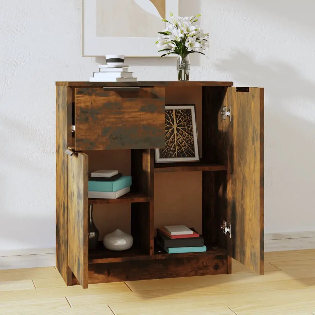 vidaXL vidaXL Sideboard Smoked Oak 60x30x70 cm Engineered Wood - Sideboard