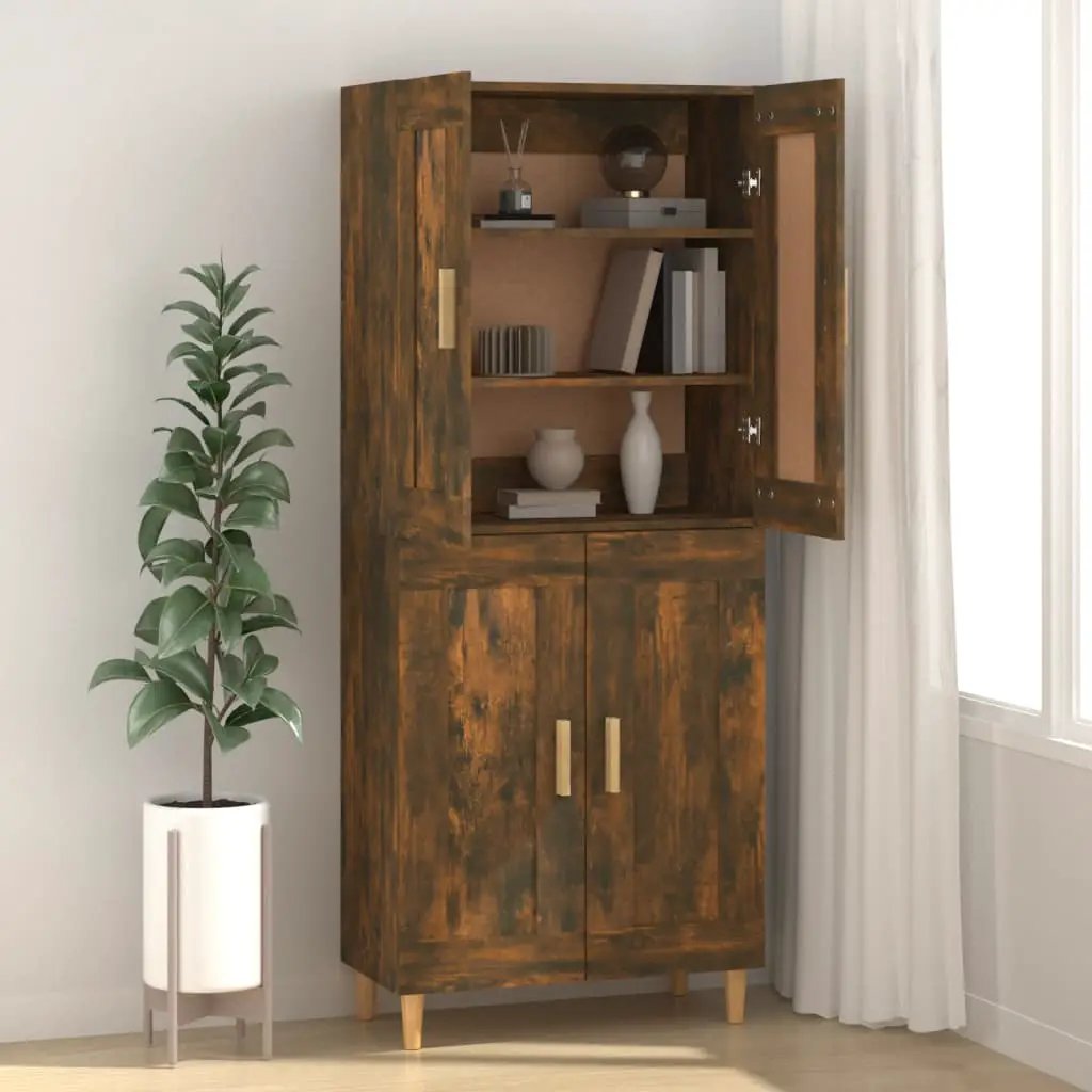 vidaXL vidaXL Sideboard Smoked Oak 69.5x34x90 cm Engineered Wood - Sideboard