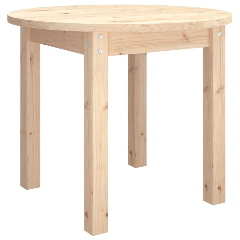 VidaXL Coffee Table 55x45 cm Solid Pine Wood With Natural Finish For Living Room Decor by vidaXL