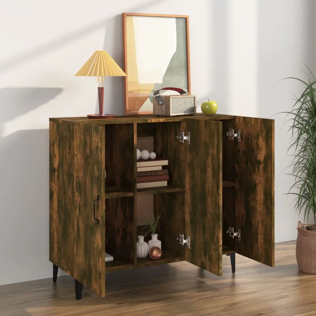 vidaXL vidaXL Sideboard Smoked Oak 90x34x80 cm Engineered Wood - Sideboard