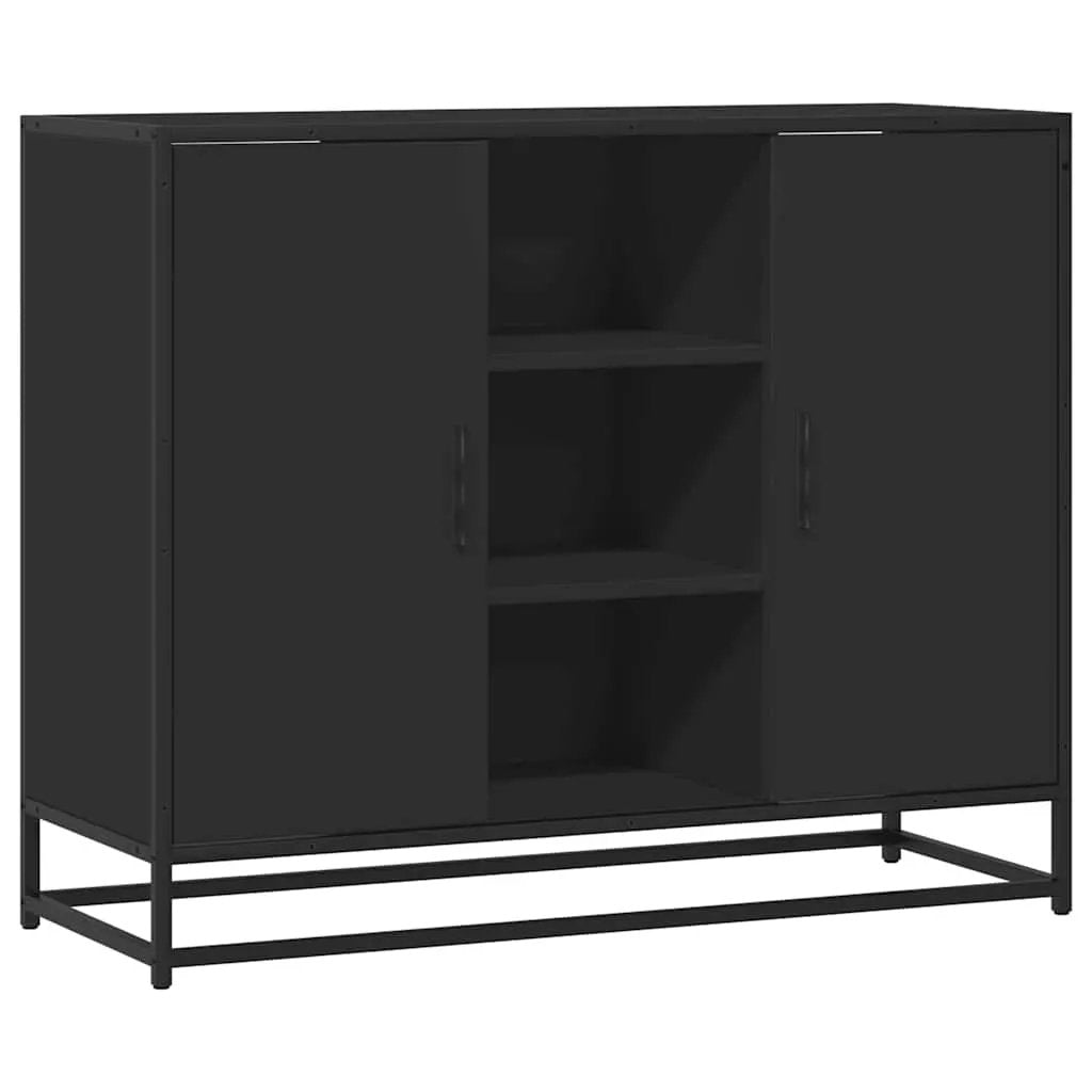 vidaXL vidaXL Sideboard Black 92x35x76 cm Engineered Wood - Sideboard