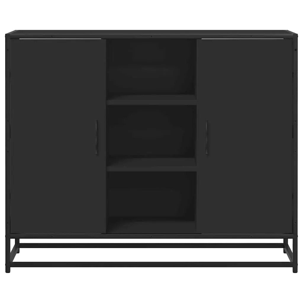 vidaXL vidaXL Sideboard Black 92x35x76 cm Engineered Wood - Sideboard