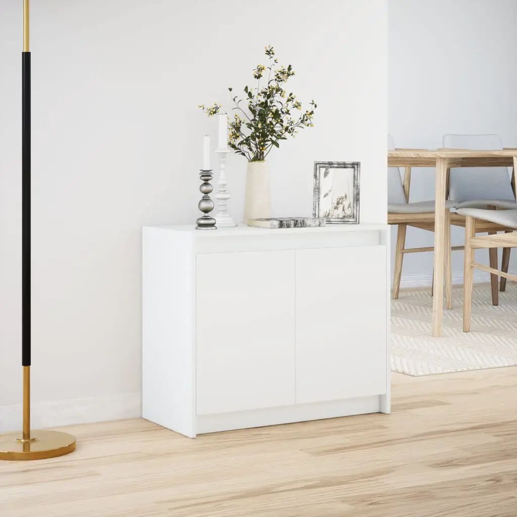 vidaXL vidaXL Sideboard with LED White 72x34x61 cm Engineered Wood - Sideboard