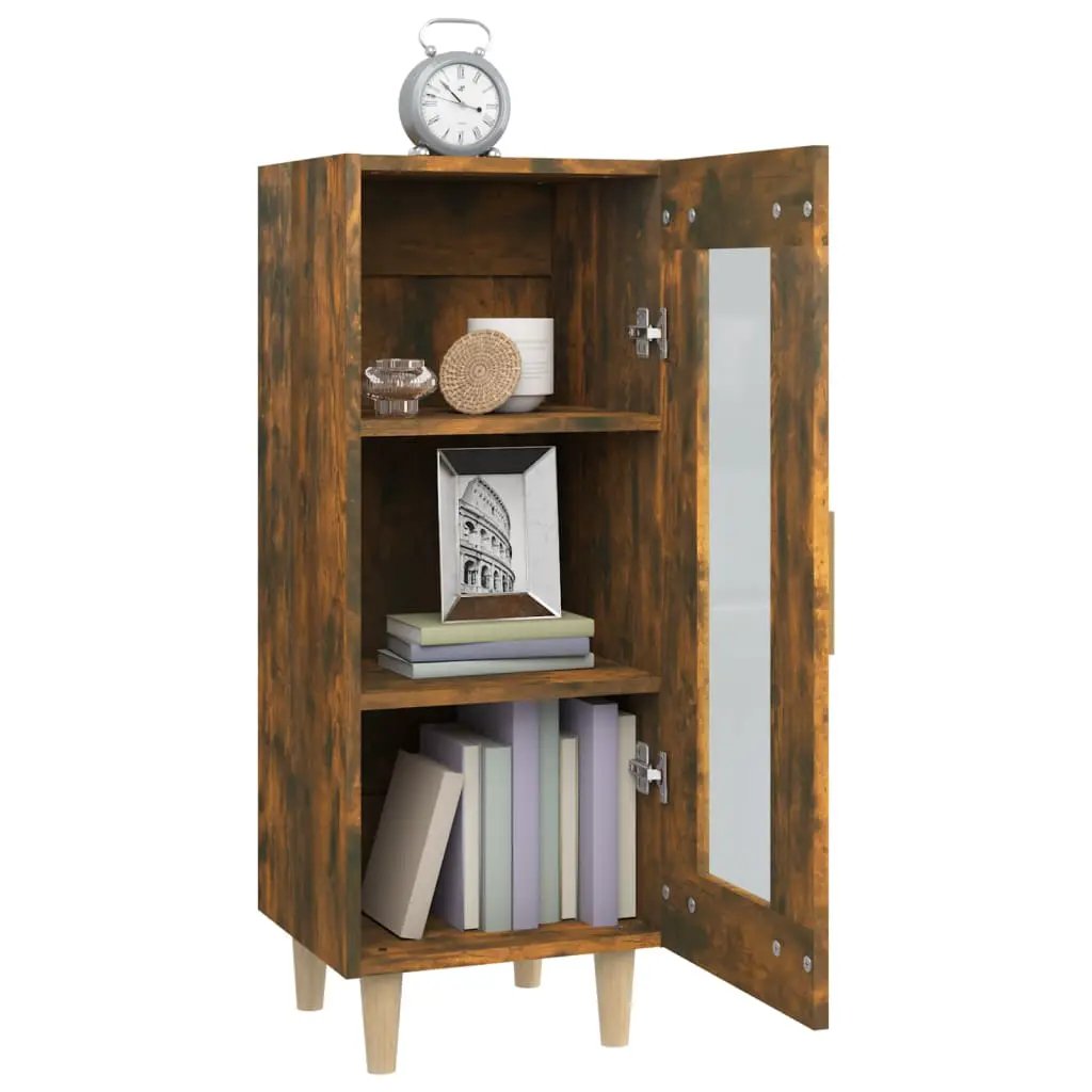 vidaXL vidaXL Sideboard Smoked Oak 34.5x34x90 cm Engineered Wood - Sideboard