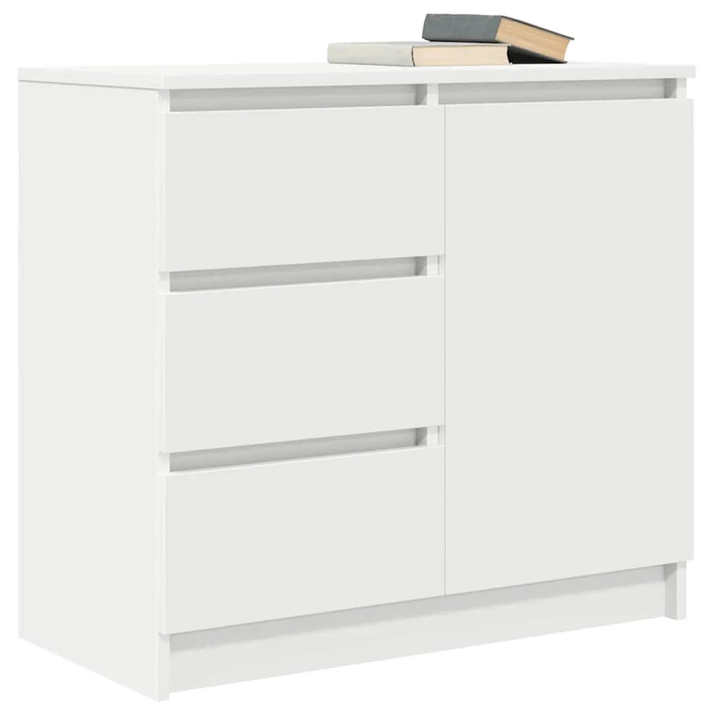 vidaXL vidaXL Sideboard with Drawer White 71x35x65 cm Engineered Wood - Sideboard