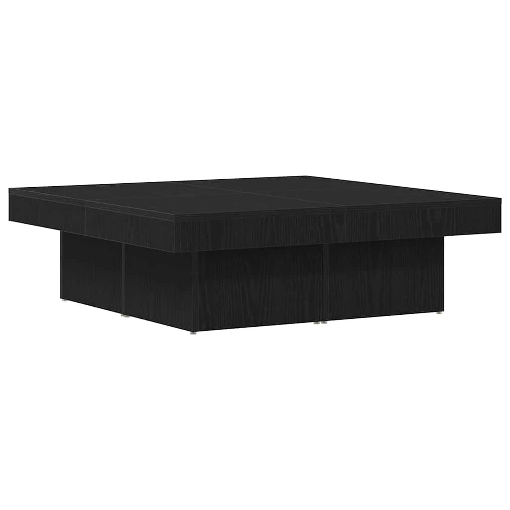 vidaXL vidaXL Coffee Table Black Oak 90x90x28 cm Engineered Wood Living Room Centerpiece - Coffee Table
