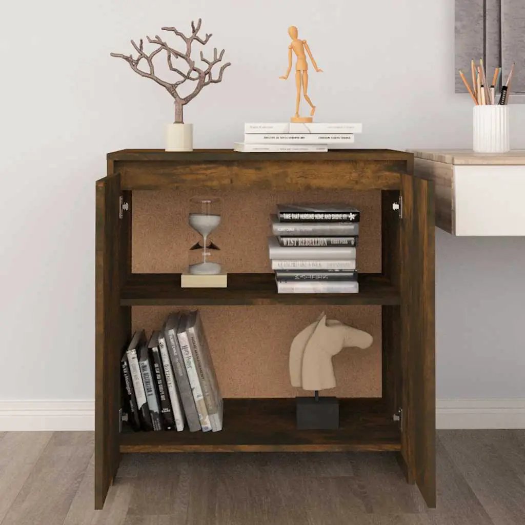 vidaXL vidaXL Sideboard Smoked Oak 70x41x75 cm Engineered Wood - Sideboard