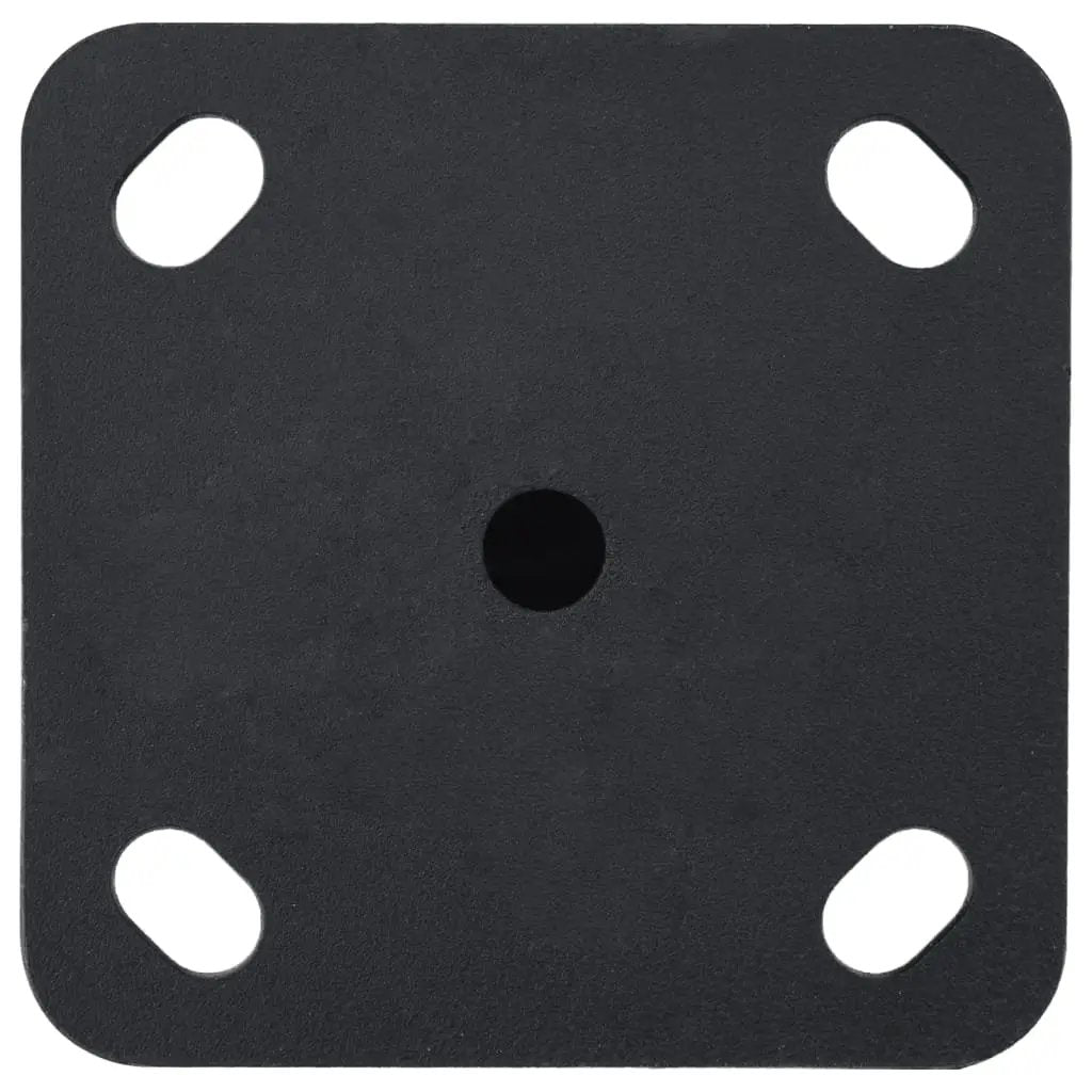 vidaXL vidaXL Parasol Base for Ø32/34/38 mm Pole Matt Black Steel - Parasol