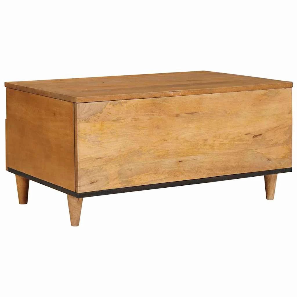 vidaXL Coffee Table 80x54x40 cm Solid Acacia Wood Centerpiece for Living Room Modern Design by vidaXL