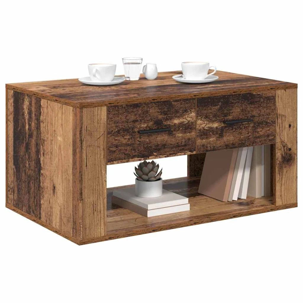 vidaXL VidaXL Coffee Table 80x50x40 Old Wood Indoor - Coffee Table