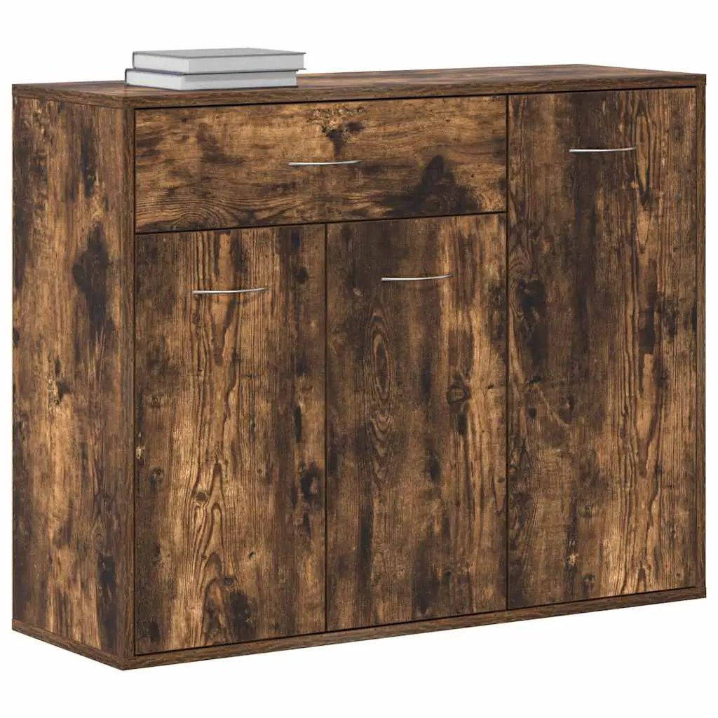 vidaXL vidaXL Sideboard Smoked Oak 88x30x70 cm Engineered Wood - Sideboard