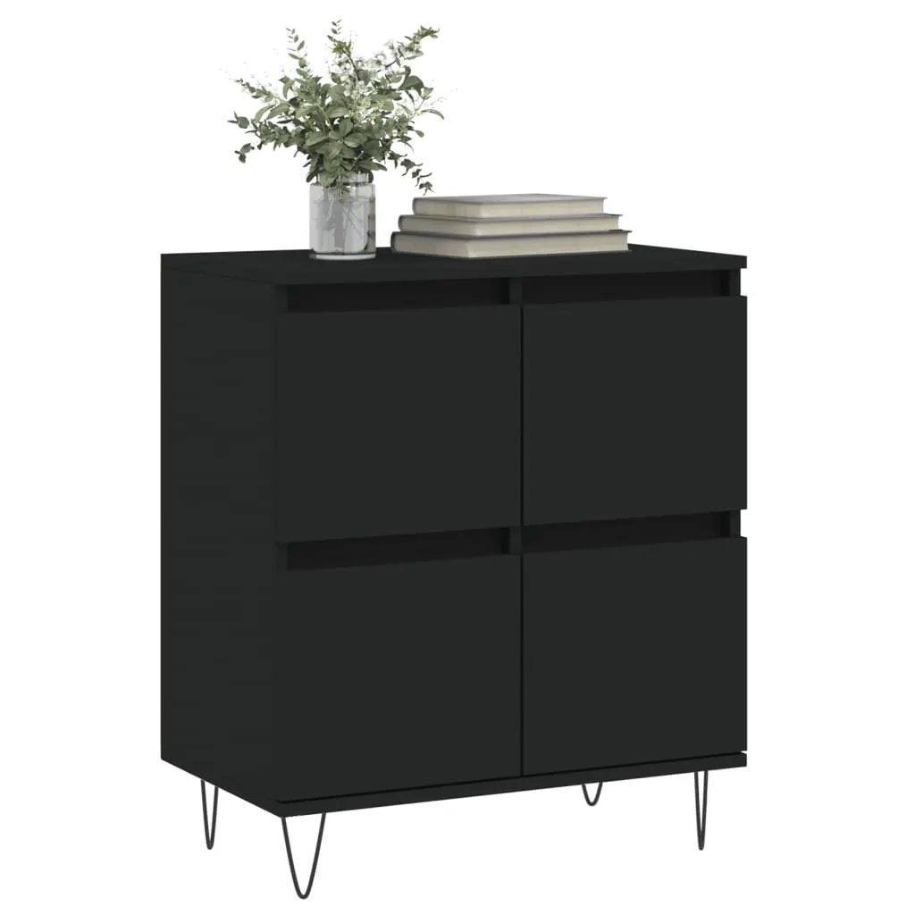 vidaXL vidaXL Sideboard Black 60x35x70 cm Engineered Wood - Sideboard