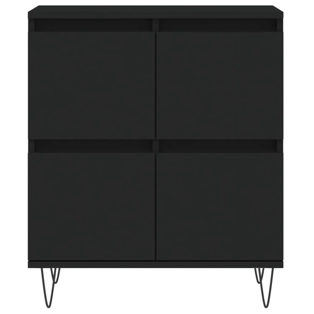 vidaXL vidaXL Sideboard Black 60x35x70 cm Engineered Wood - Sideboard