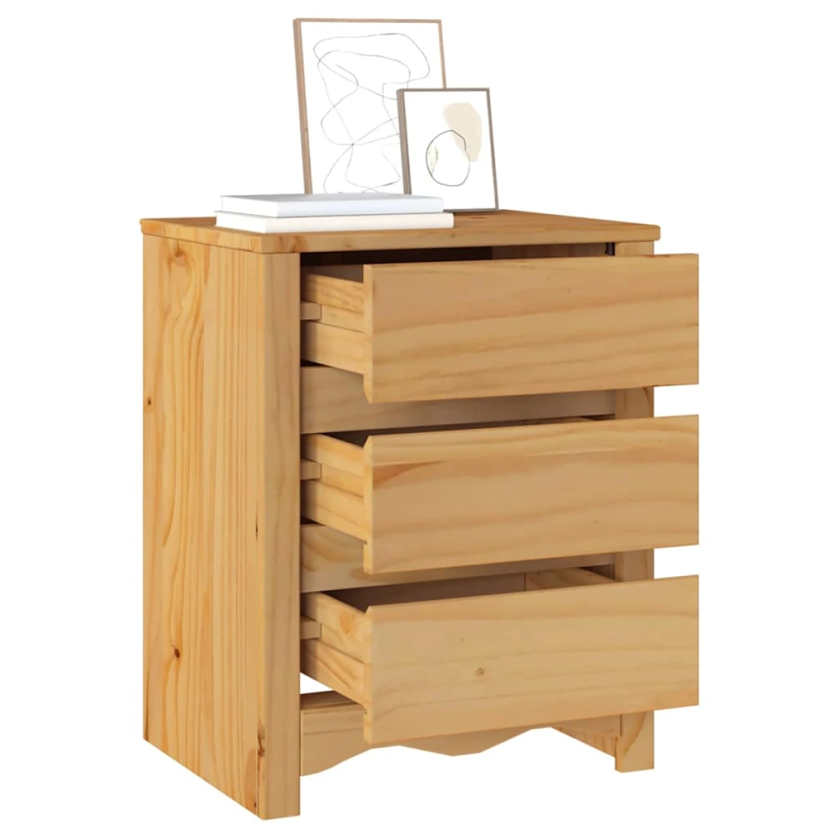 vidaXL Coffee Table Drammen Oak 45x35x56 cm by vidaXL