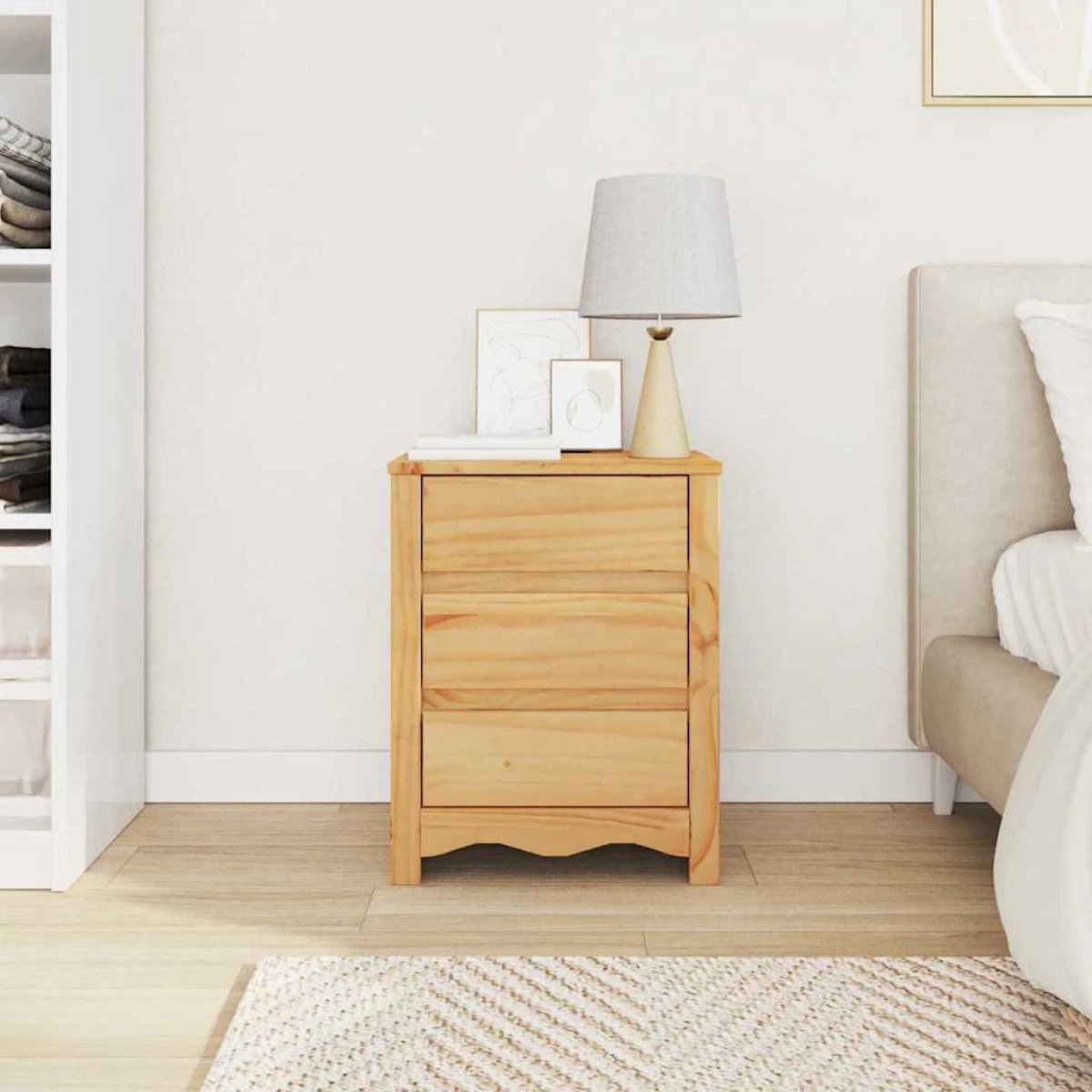 vidaXL Coffee Table Drammen Oak 45x35x56 cm by vidaXL