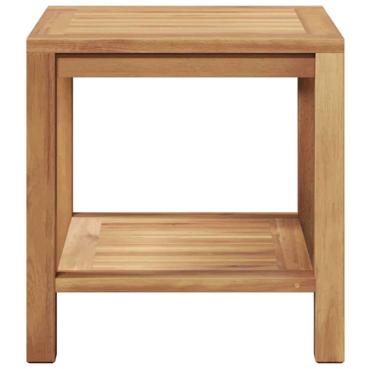 VidaXL Outdoor Coffee Table 45x45x45 cm Solid Teak Wood Brown For Patio And Garden by vidaXL