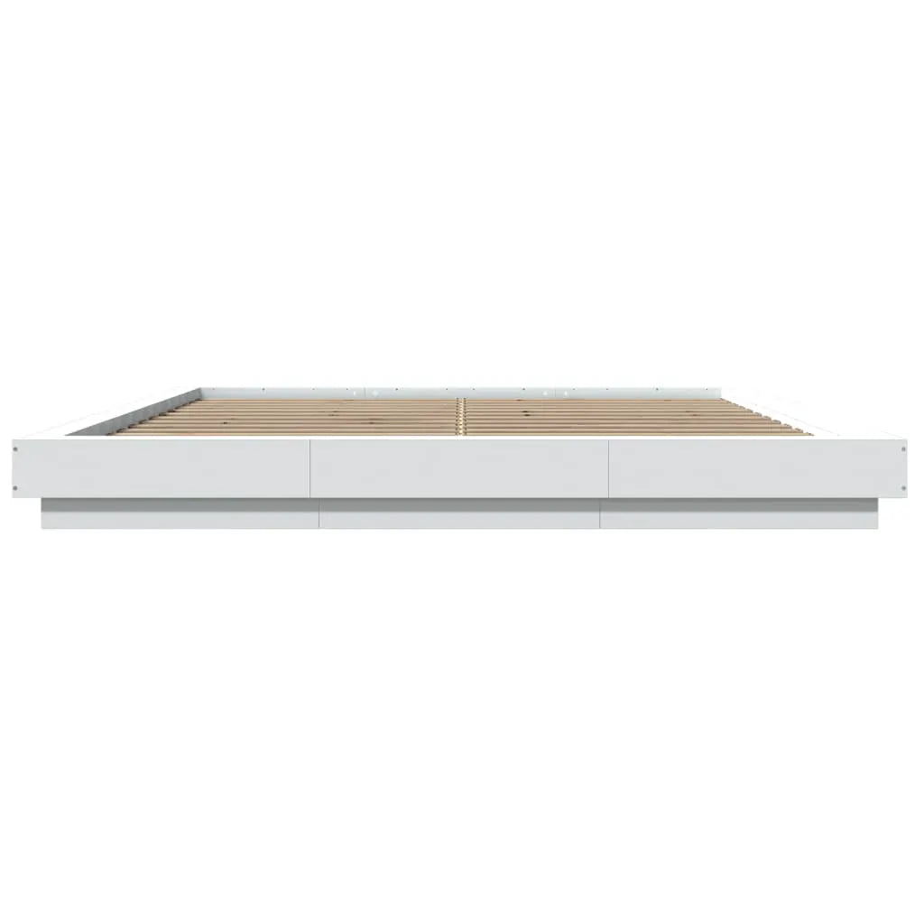 vidaXL Bed Frame without Mattress White 200x200 cm - from vidaXL