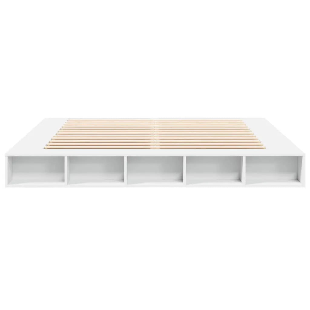 vidaXL Bed Frame without Mattress White 200x200 cm - from vidaXL