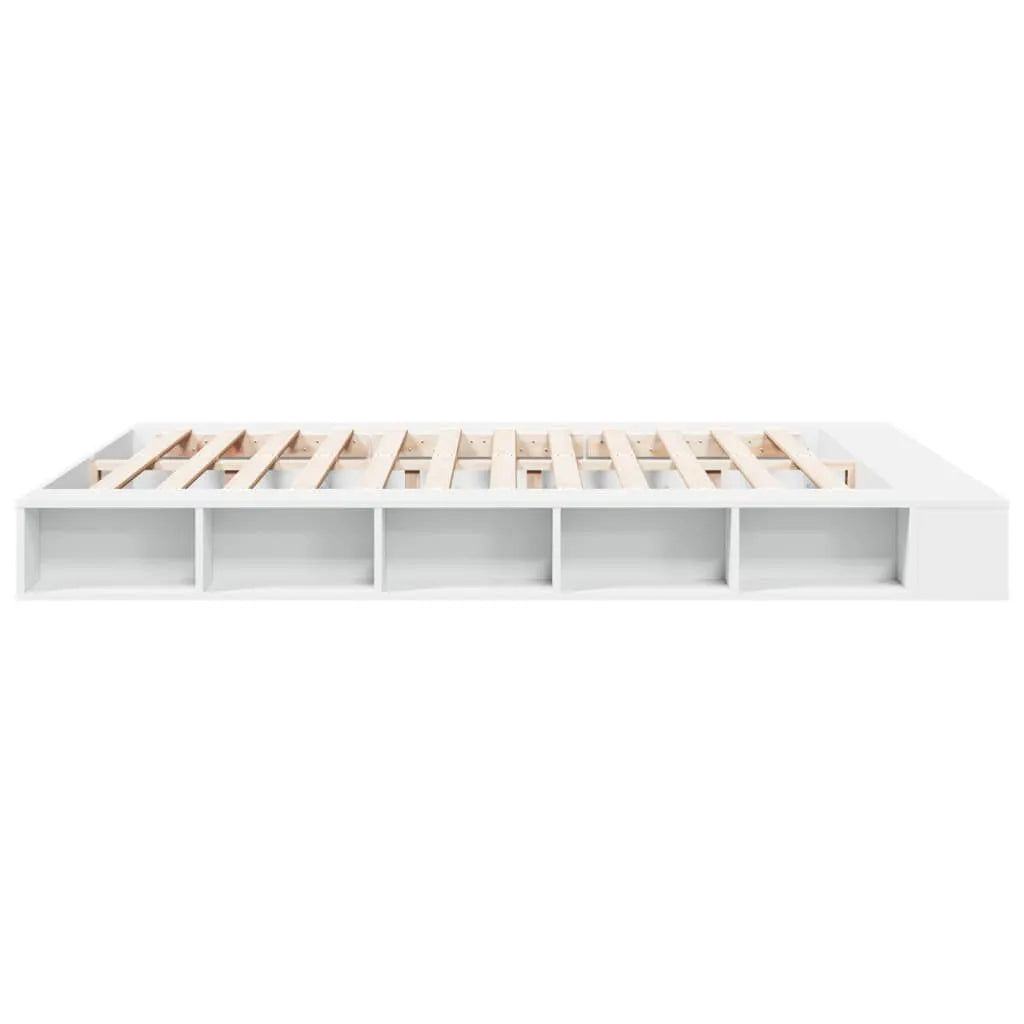 vidaXL Bed Frame without Mattress White 200x200 cm - from vidaXL