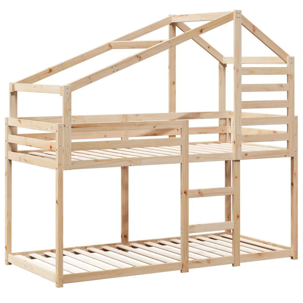 vidaXL Bunk Bed without Mattress 80x200 cm Solid Wood Pine - from vidaXL