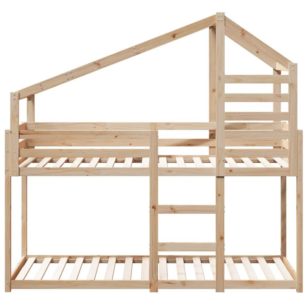 vidaXL Bunk Bed without Mattress 80x200 cm Solid Wood Pine - from vidaXL