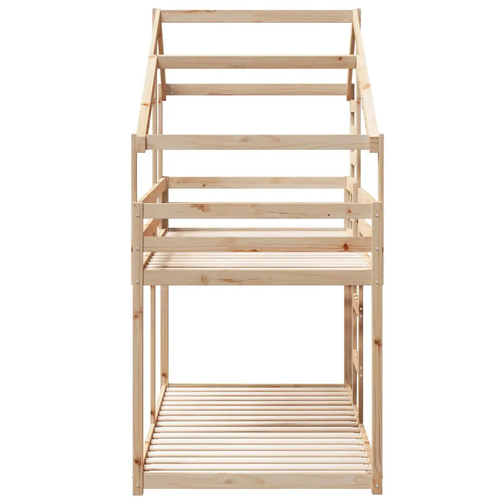 vidaXL Bunk Bed without Mattress 80x200 cm Solid Wood Pine - from vidaXL