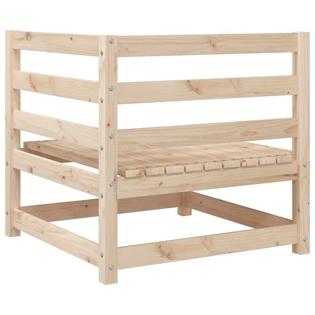 vidaXL vidaXL Garden Sofa Set | Natural Pine | Solid Pine Wood | Medium | Modular - Garden Sofa Sets