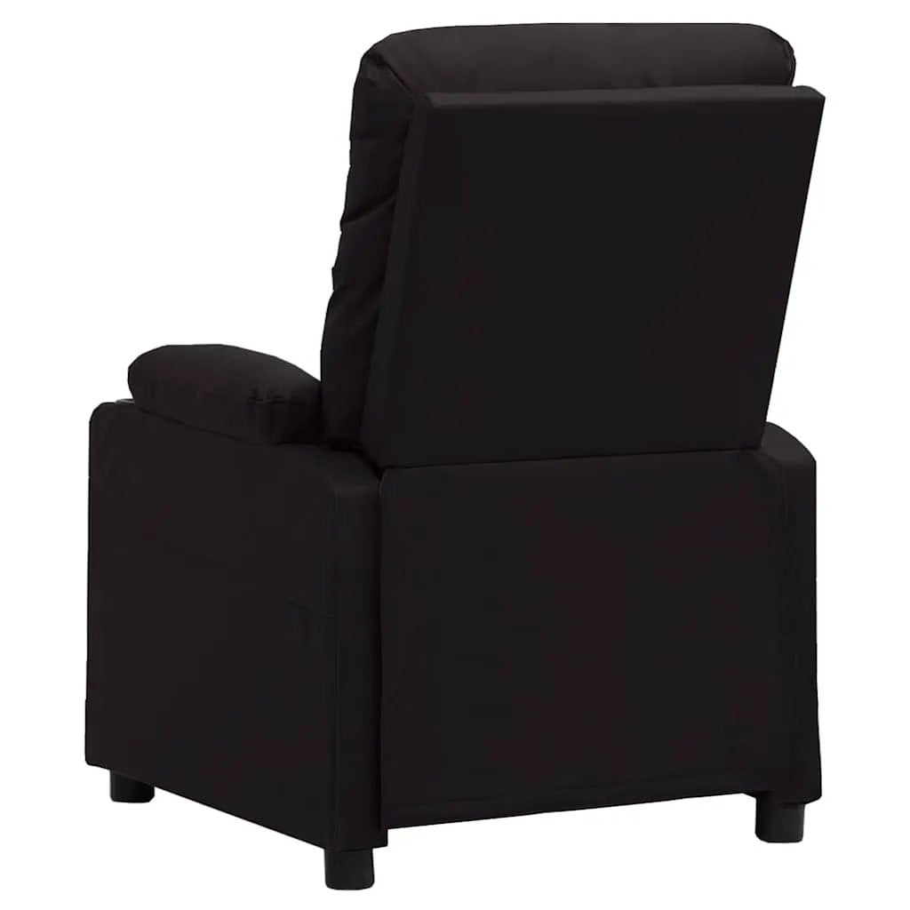 vidaXL Recliner Chair Black Faux Leather - from vidaXL