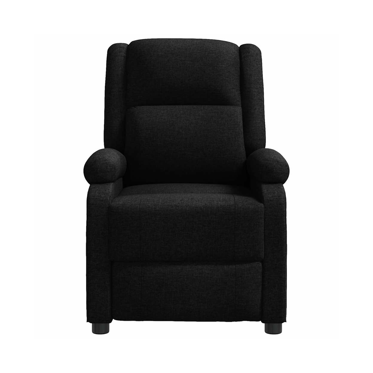 vidaXL Recliner Chair Black Fabric - from vidaXL
