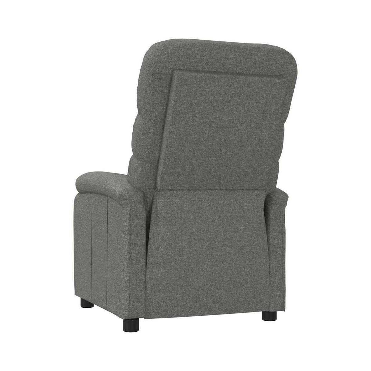 vidaXL Recliner Chair Dark Grey Fabric - from vidaXL