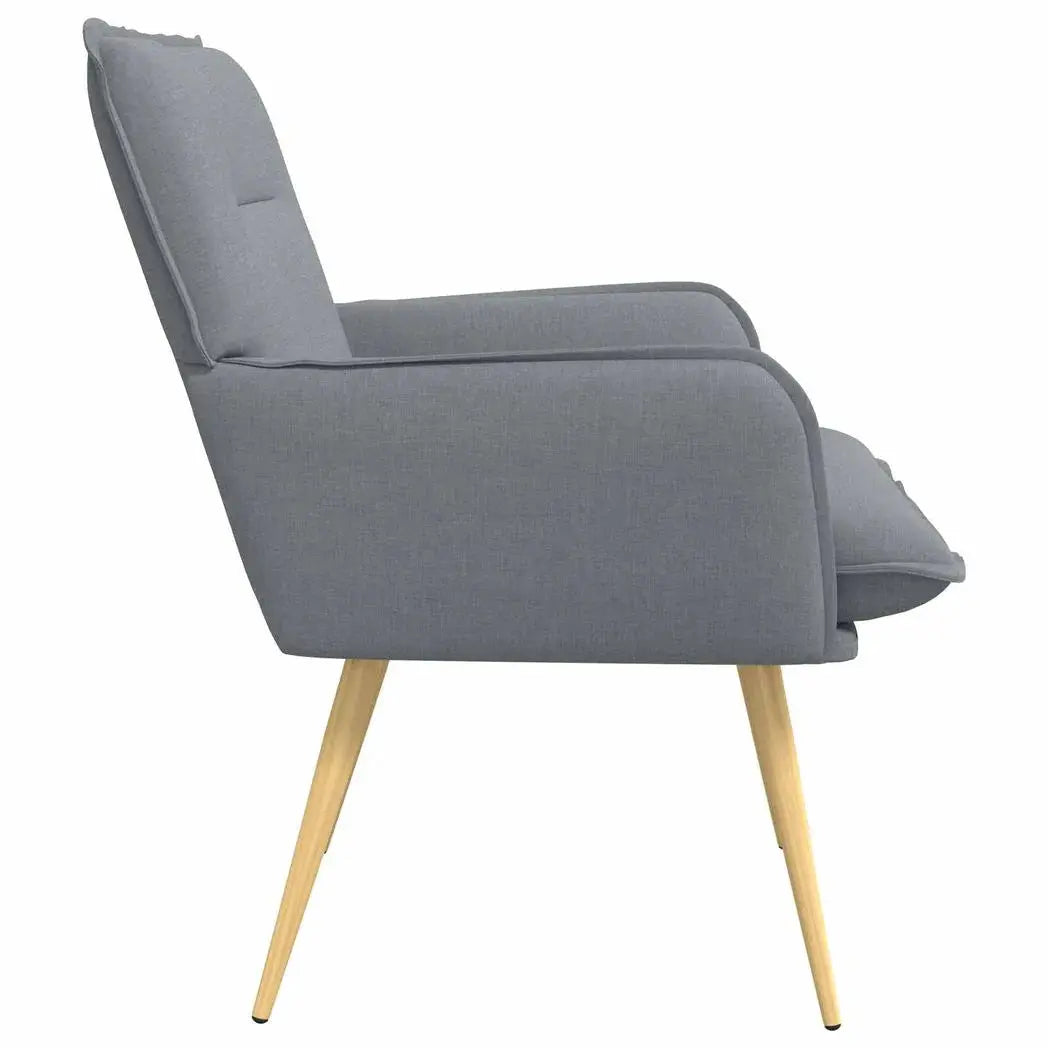 vidaXL Armchair Light Grey Fabric - from vidaXL