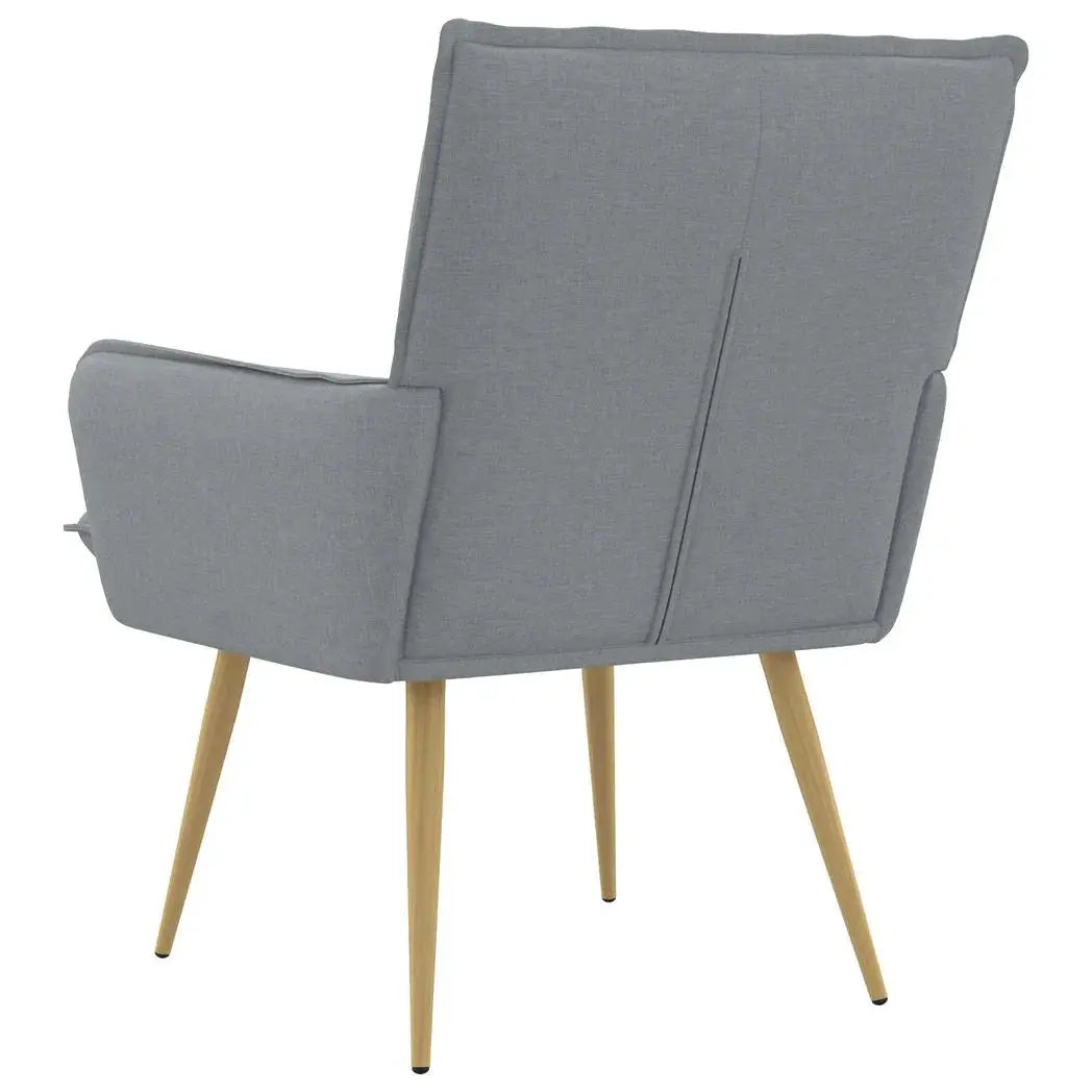 vidaXL Armchair Light Grey Fabric - from vidaXL