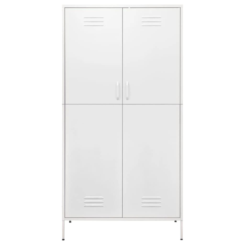 vidaXL vidaXL Wardrobe Olive Green 90x50x180 cm Steel - Wardrobe