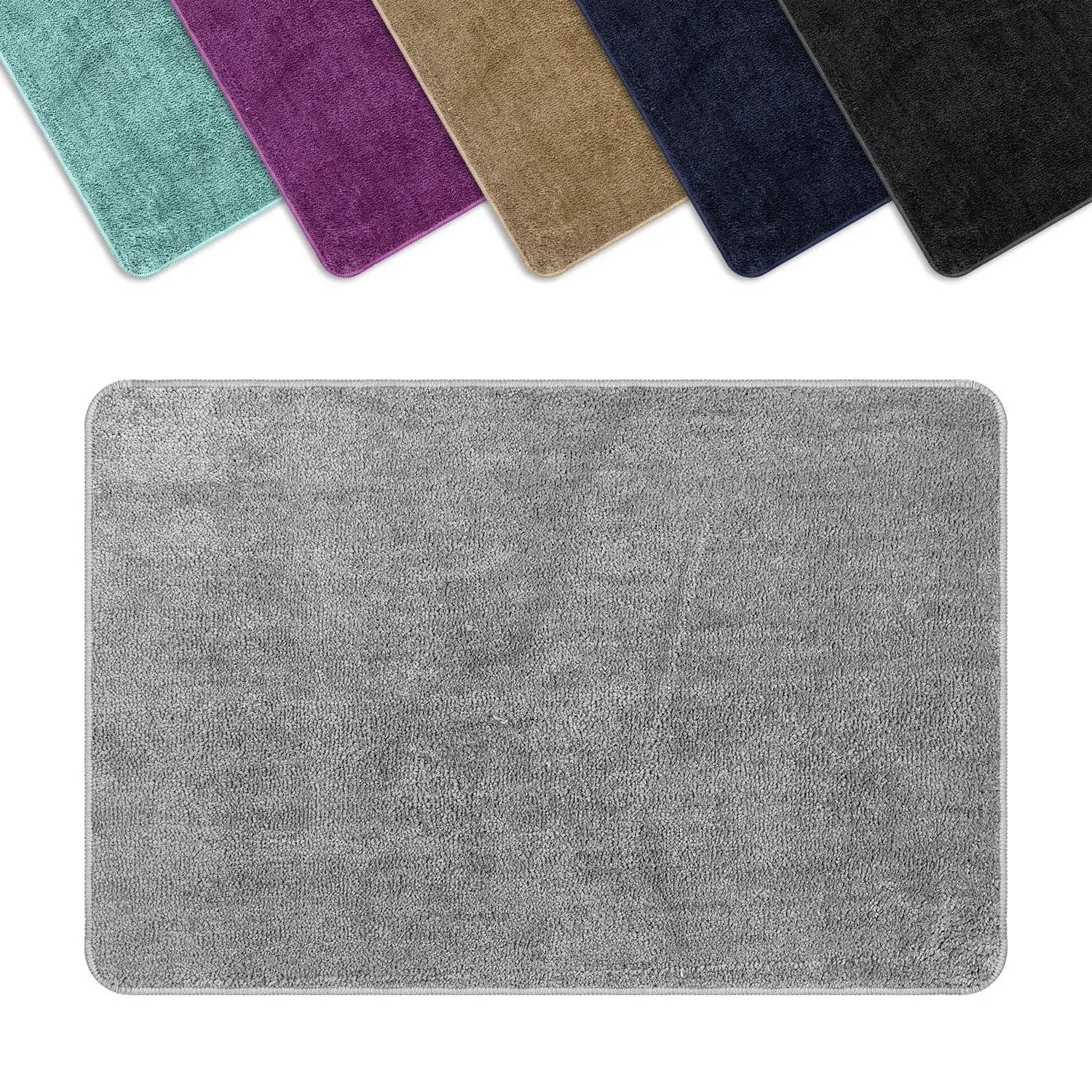 Vinsani VINSANI BATH MAT 50X80cm L.GREY 1010159 - Rug