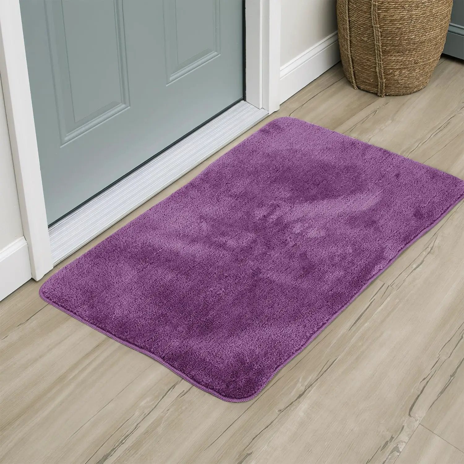 Vinsani VINSANI BATH MAT 60X90cm PURPLE 1010169 - Rug