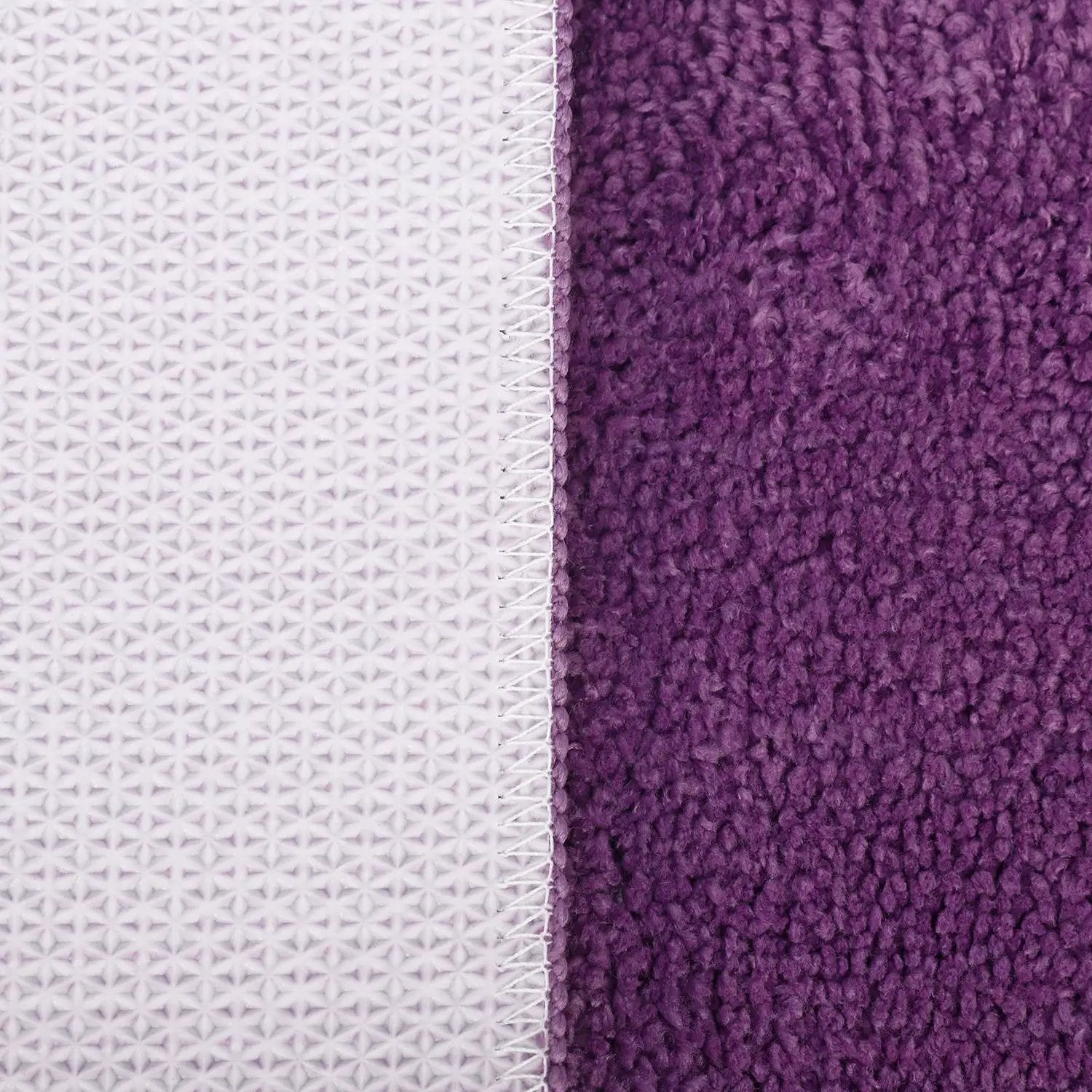 Vinsani VINSANI BATH MAT 60X90cm PURPLE 1010169 - Rug