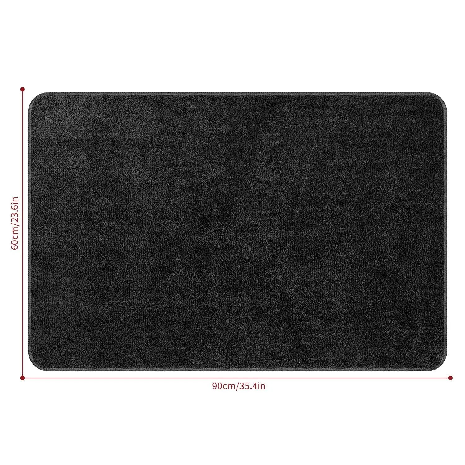 Vinsani VINSANI BATH MAT 60X90cm D.GREY 1010166 - Rug