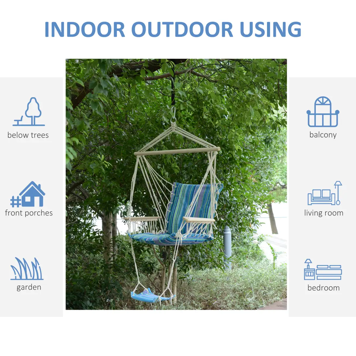 Outsunny Hanging Swing Chair - Hammocks