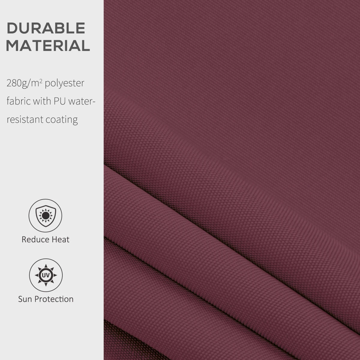 Outsunny Outsunny Awning 3m x 2.5m Aluminum Frame Patio - Cover