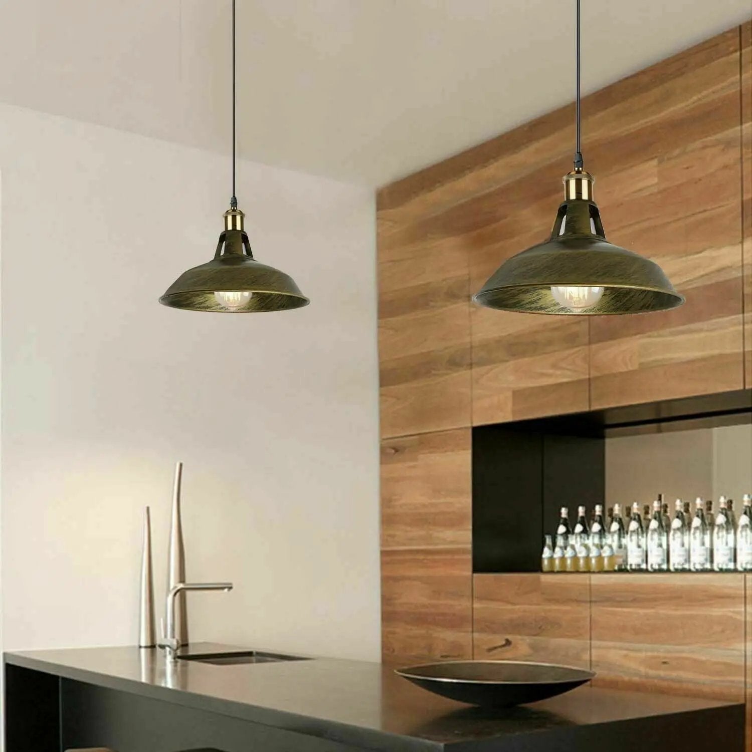 Un-branded Modern Vintage Industrial Retro Metal Lamp Shade Loft Pendant Ceiling Light - Pendant Lights