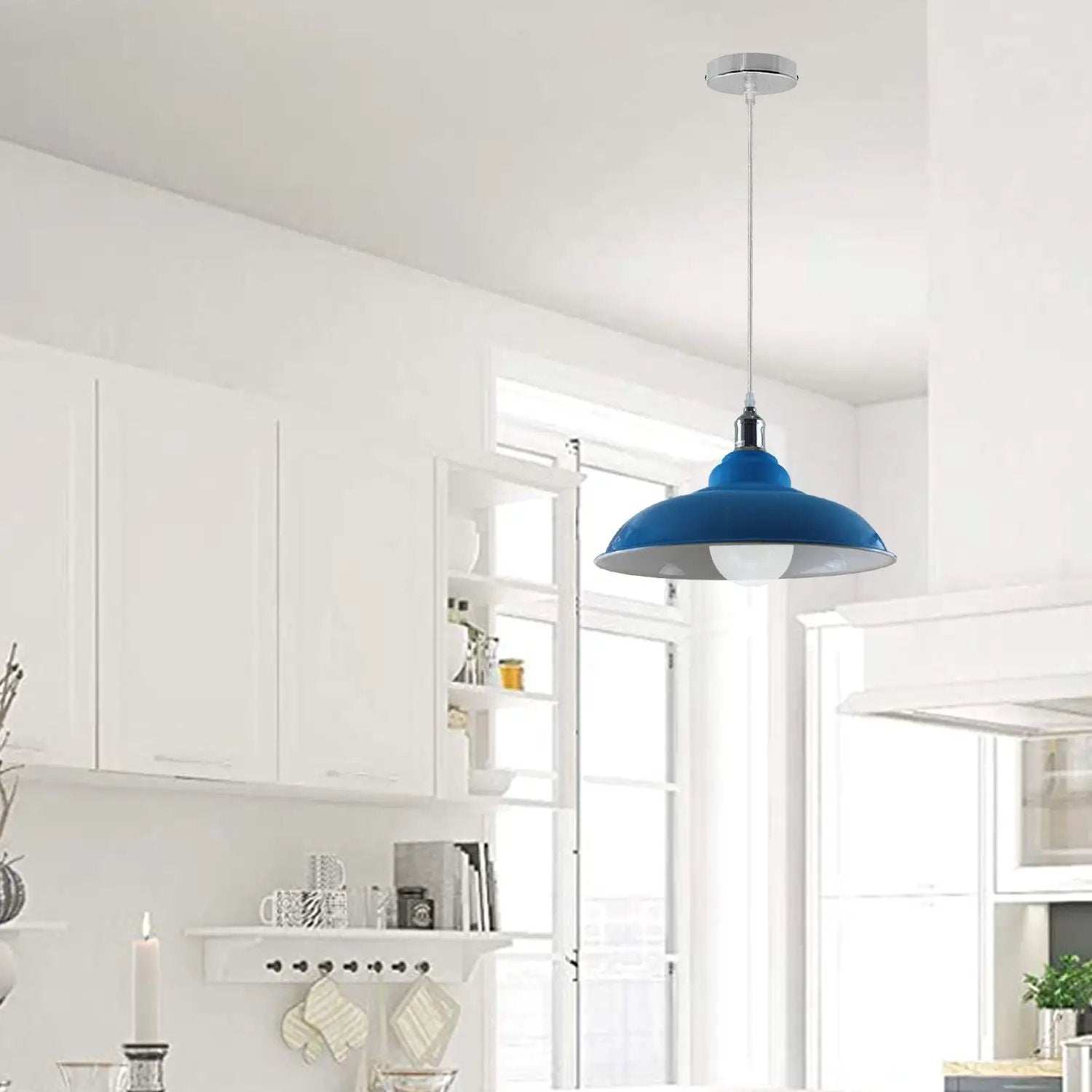 LEDSone New Vintage Pendant Ceiling Shade Industrial Chandelier Flush mount Lighting UK - Pendant Lights